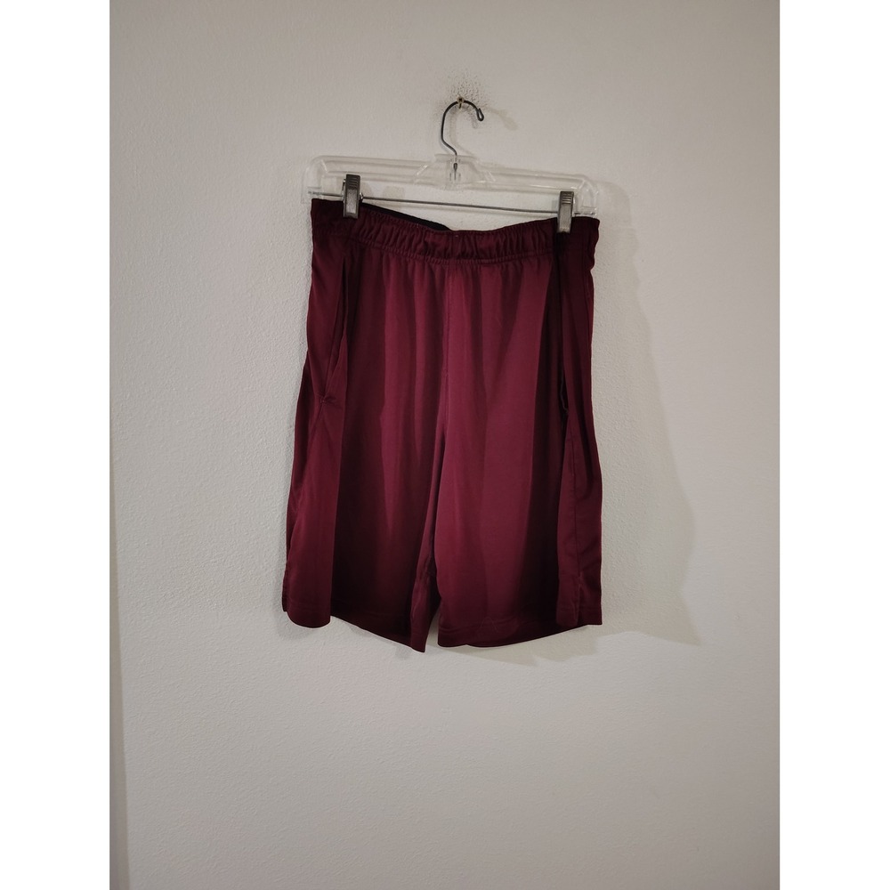 Nike Dri-FIT Mens Basketball Shorts Maroon Burgundy Athletic Gym Size Medium
